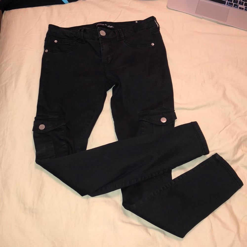 Black skinny jeans